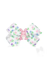 Wee Ones- Small Easter Tulip Print w/ Backside Bunny