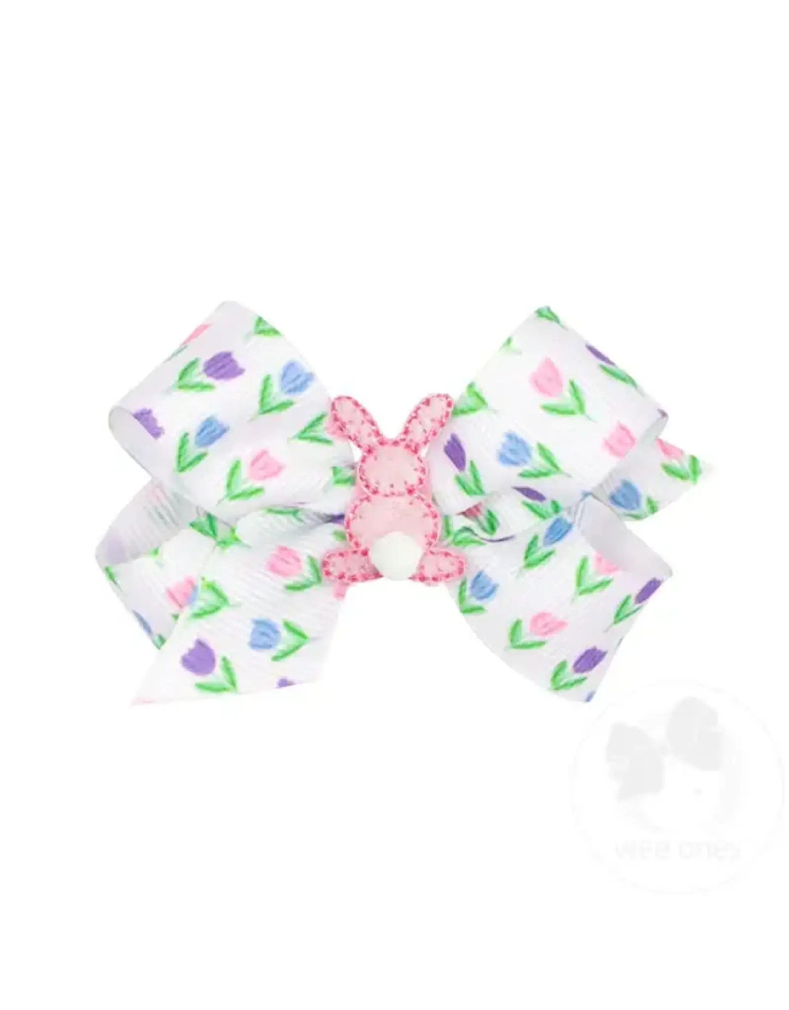 Wee Ones- Small Easter Tulip Print w/ Backside Bunny