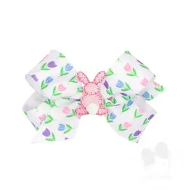 Wee Ones- Small Easter Tulip Print w/ Backside Bunny