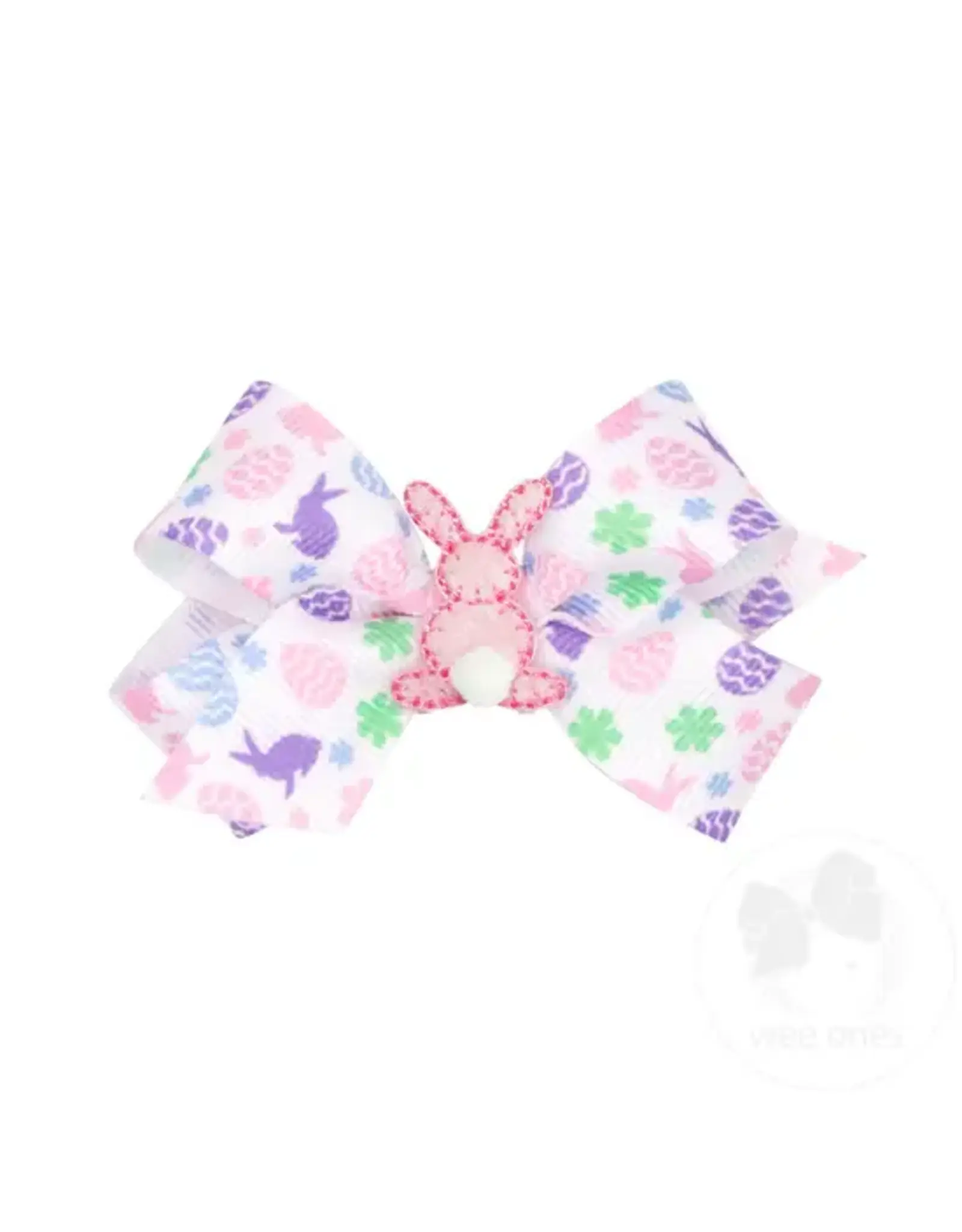 Wee Ones- Small Easter Multicolor Print w/ Backside Bunny