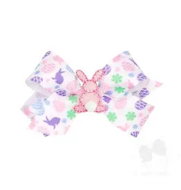 Wee Ones- Small Easter Multicolor Print w/ Backside Bunny