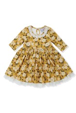 Serendipity Serendipity- Golden Floral Eyelet Dress