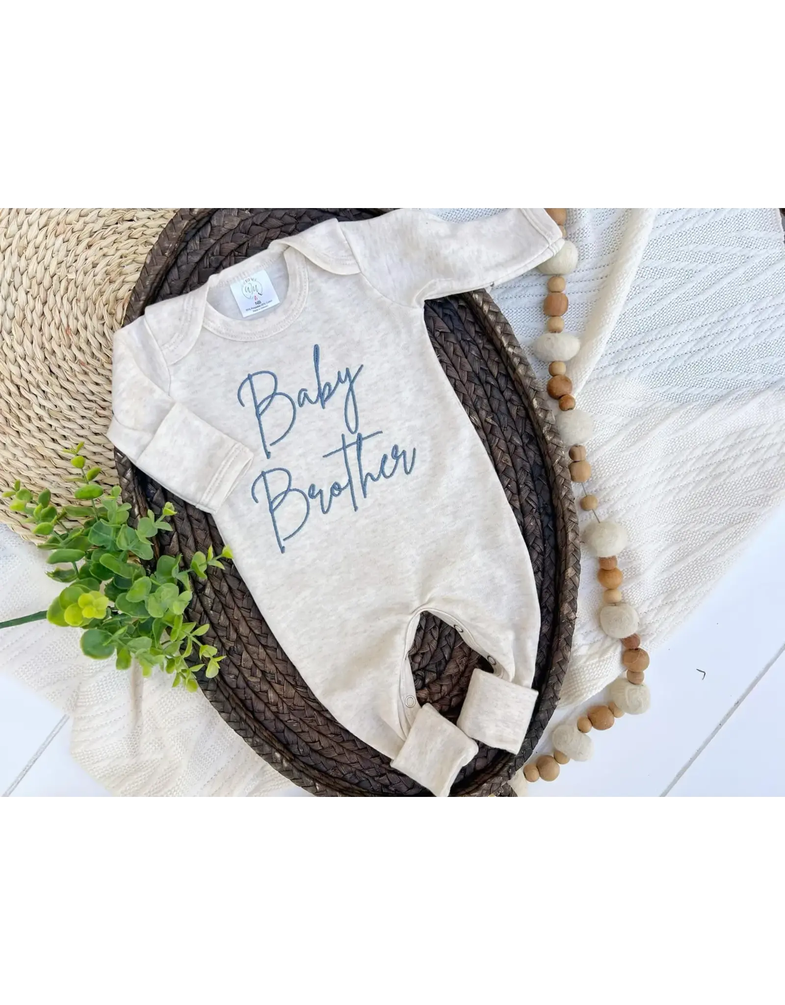 Wonderfully Made Wonderfully Made- Baby Brother Romper