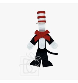 Beyond Creations Beyond Creations- 3.5" Cat w/Stripped Hat Pinch Clip