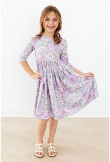 Mila & Rose Mila & Rose- Spring Gardens 3/4 Sleeve Pocket Twirl Dress