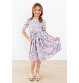 Mila & Rose Mila & Rose- Spring Gardens 3/4 Sleeve Pocket Twirl Dress