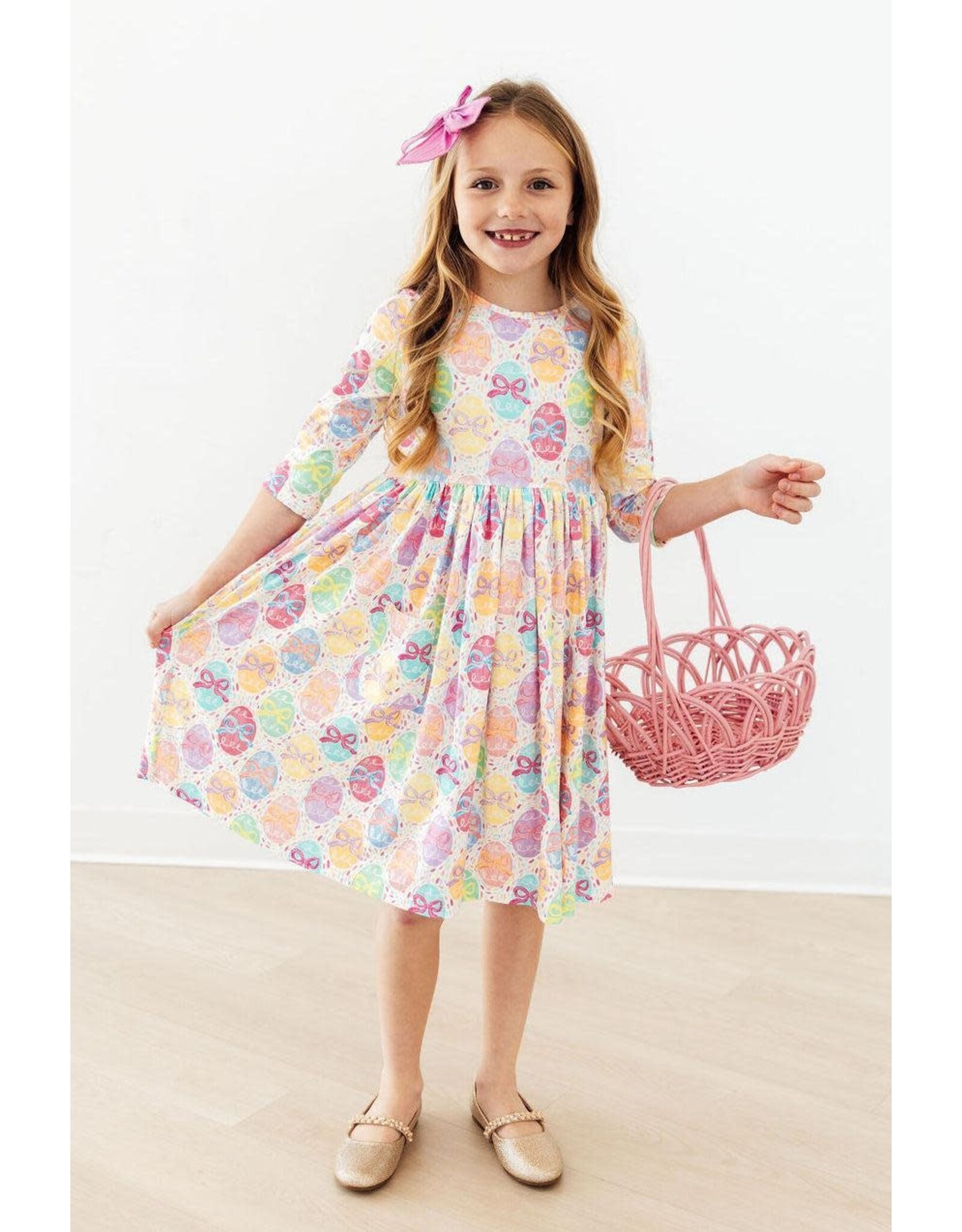 Mila & Rose Mila & Rose- Egg-stra 3/4 PocketTwirl Dress