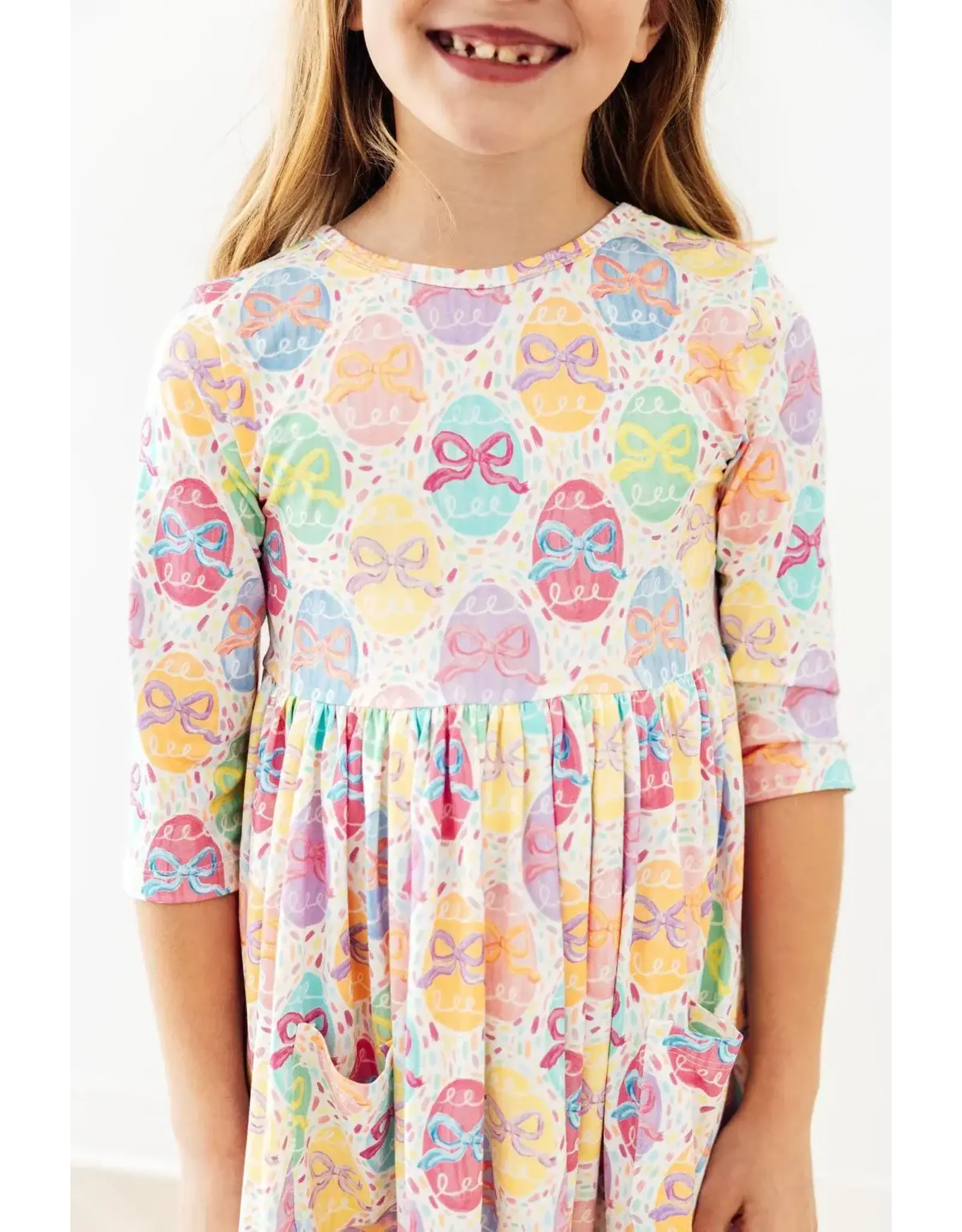 Mila & Rose Mila & Rose- Egg-stra 3/4 PocketTwirl Dress