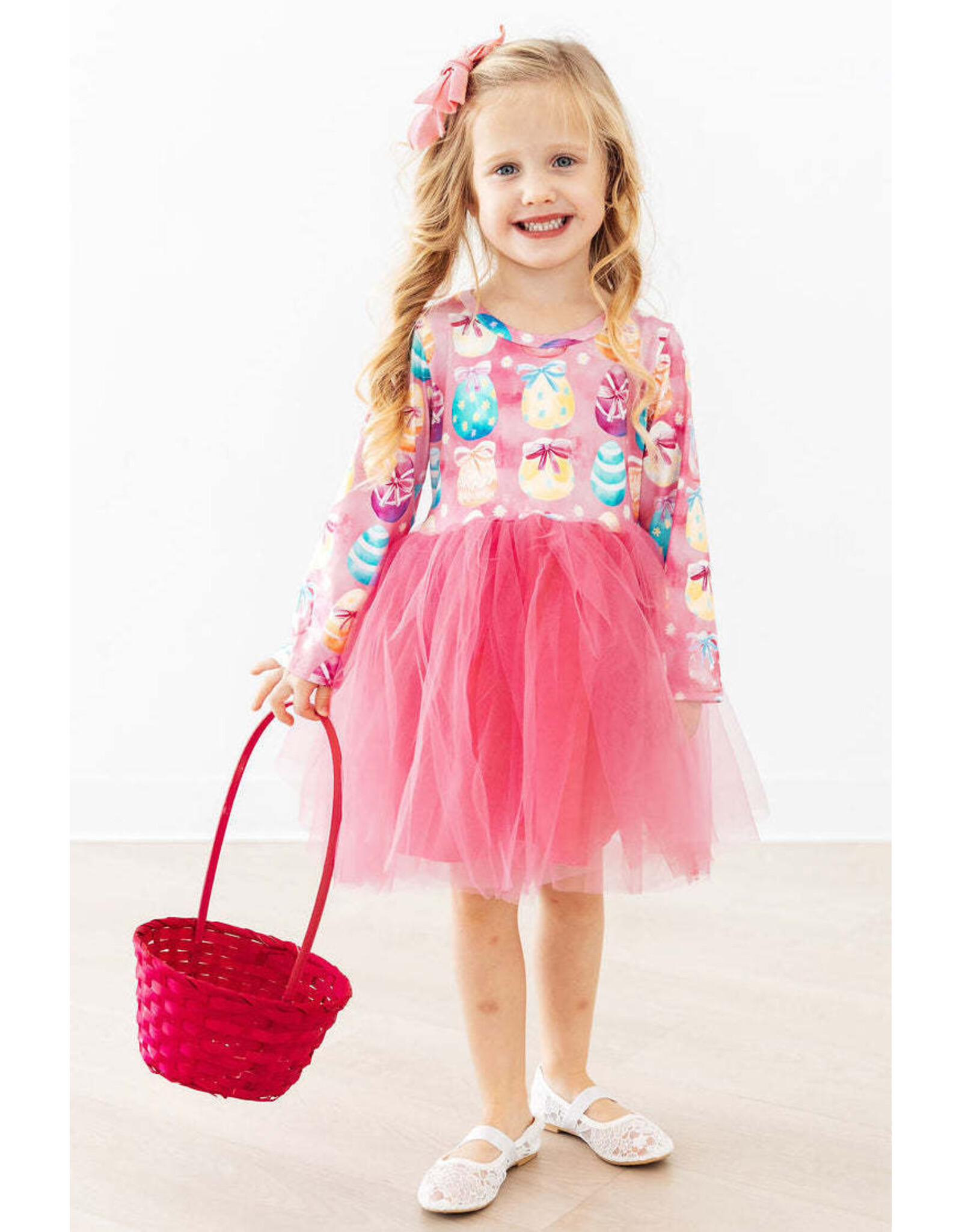 Mila & Rose Mila & Rose- Easter Wishes L/S Tutu Dress