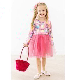 Mila & Rose Mila & Rose- Easter Wishes L/S Tutu Dress