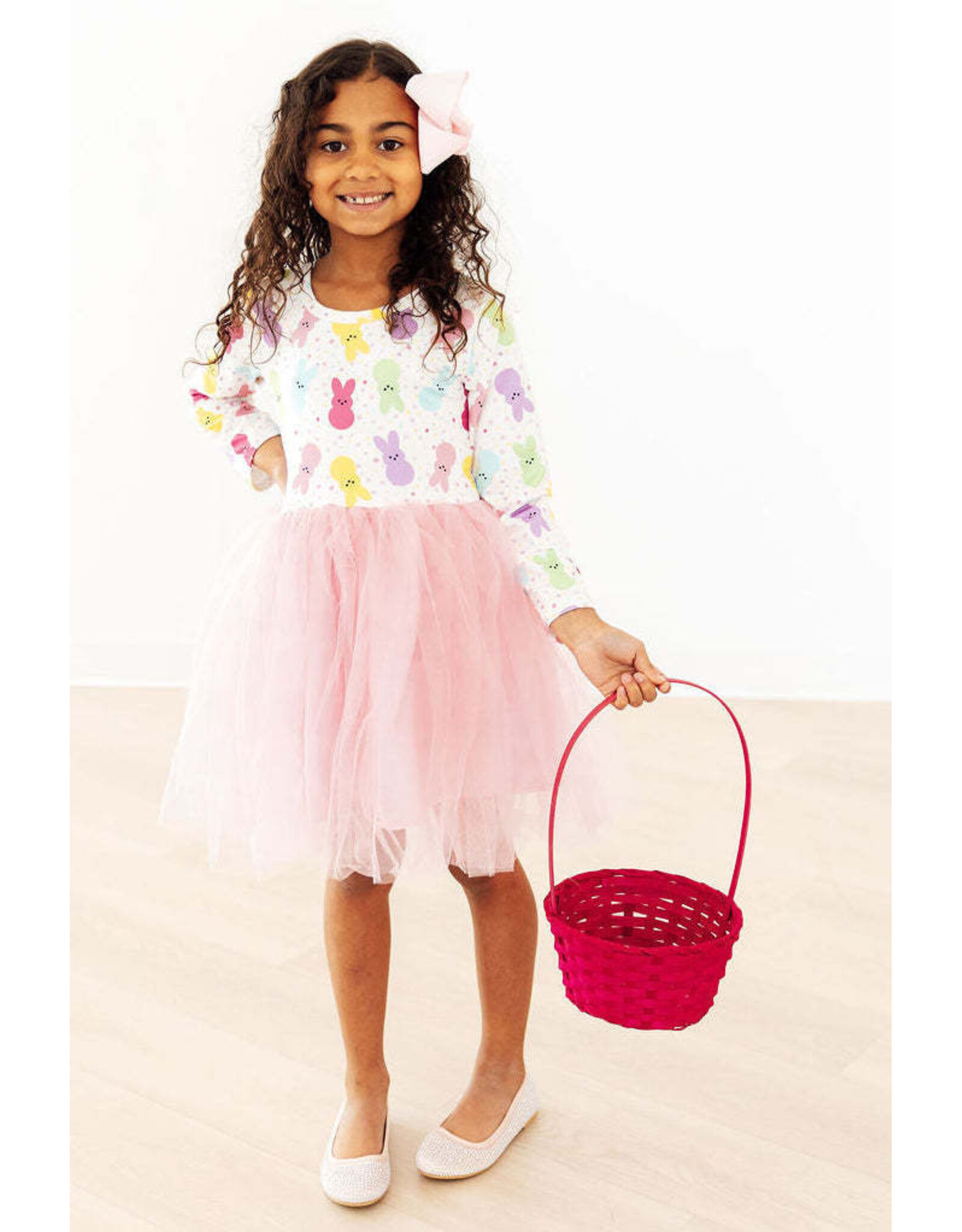 Mila & Rose Mila & Rose- Bunny Treats L/S Tutu Dress