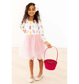 Mila & Rose Mila & Rose- Bunny Treats L/S Tutu Dress