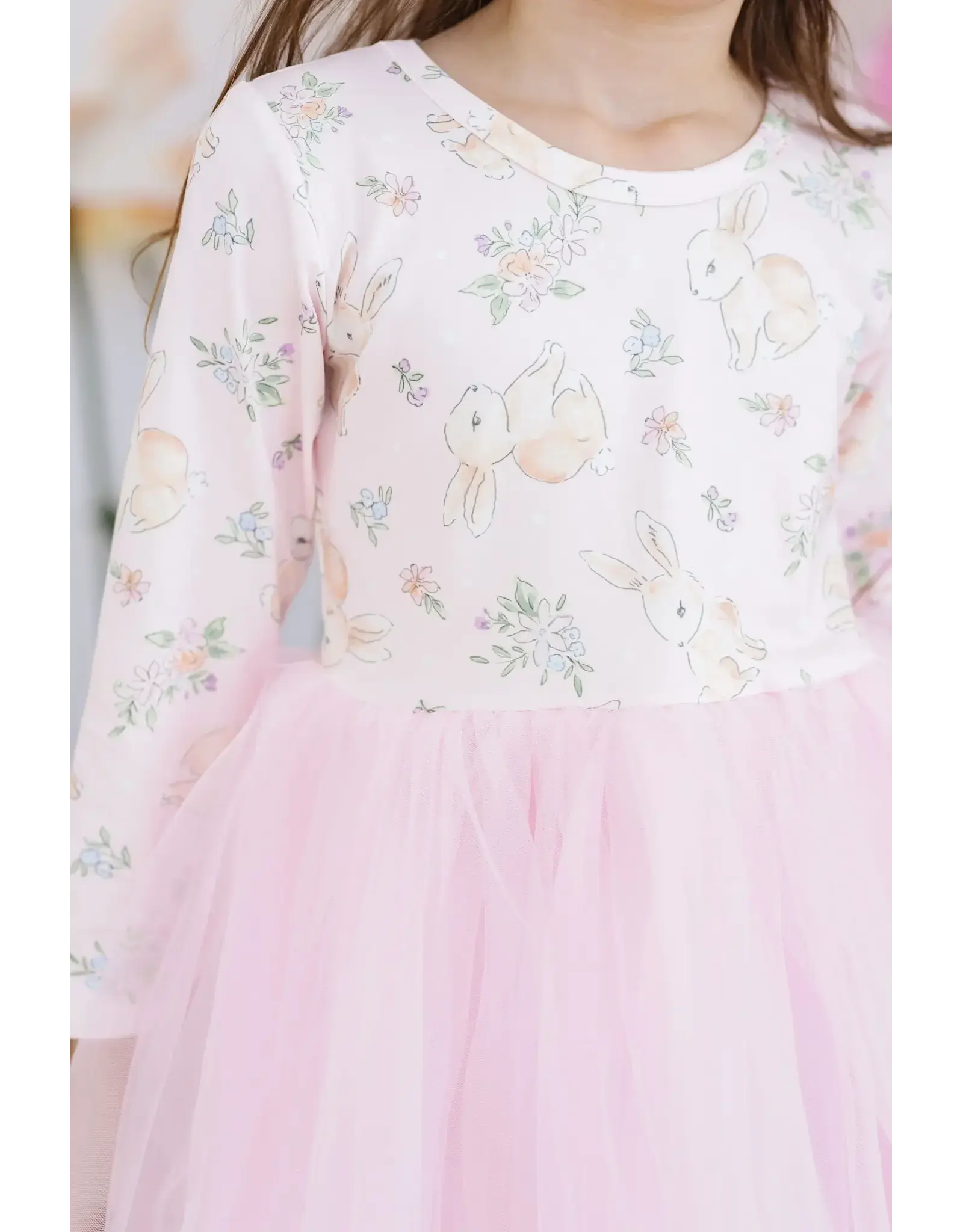 Mila & Rose Mila & Rose- Bunny Bliss L/S Tutu Dress