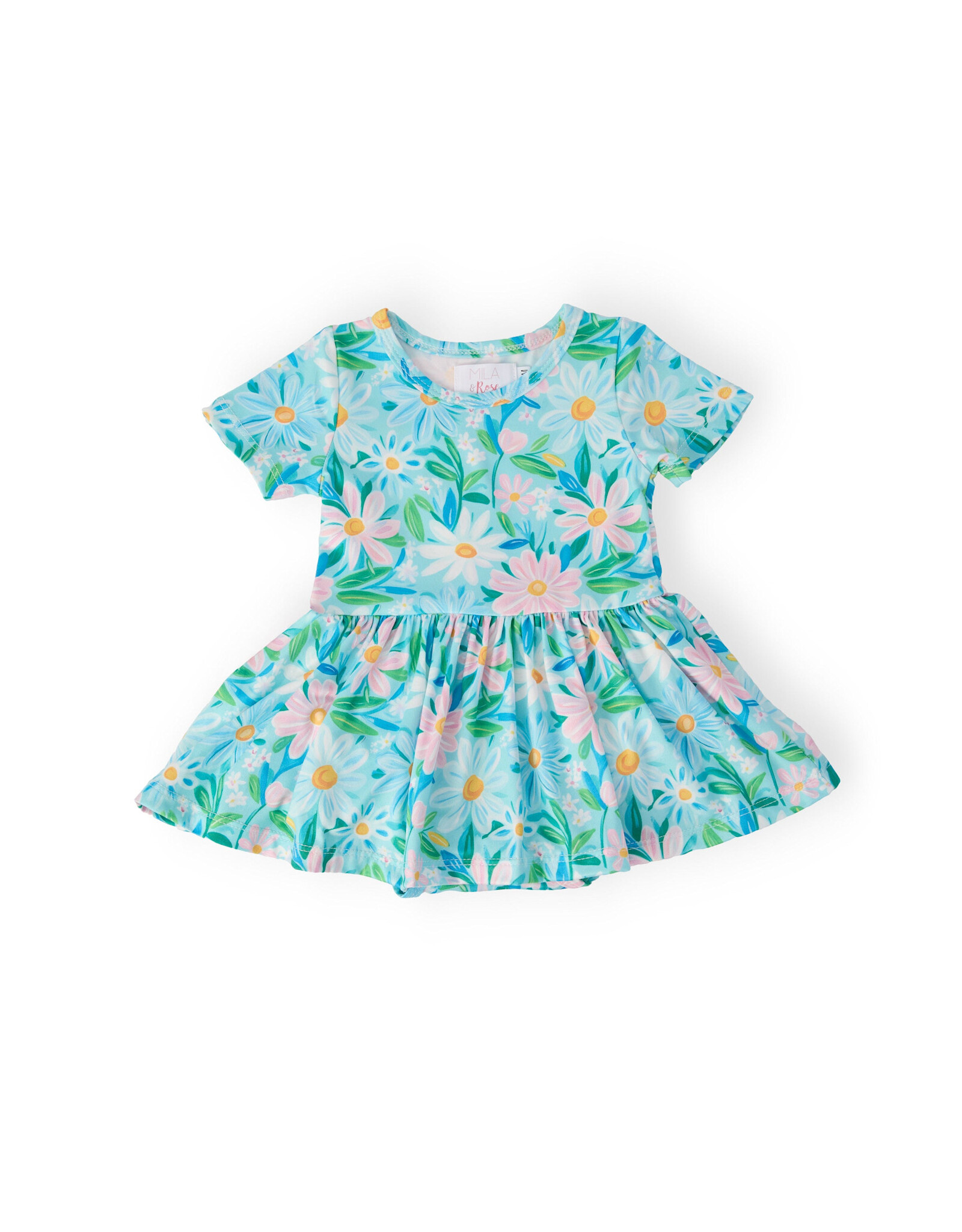 Mila & Rose Mila & Rose-  Preppy Daisies Twirl Bodysuit