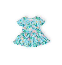 Mila & Rose Mila & Rose-  Preppy Daisies Twirl Bodysuit