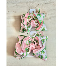 Beyond Creations Beyond Creations- Light Pink Lucky Shamrock Layered Bow