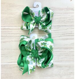 Beyond Creations Beyond Creations- Lucky Shamrock Layered Bow
