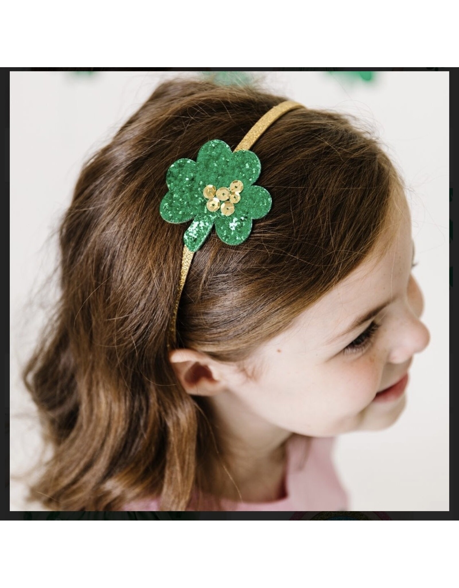 Sweet Wink- Shamrock Hard Headband