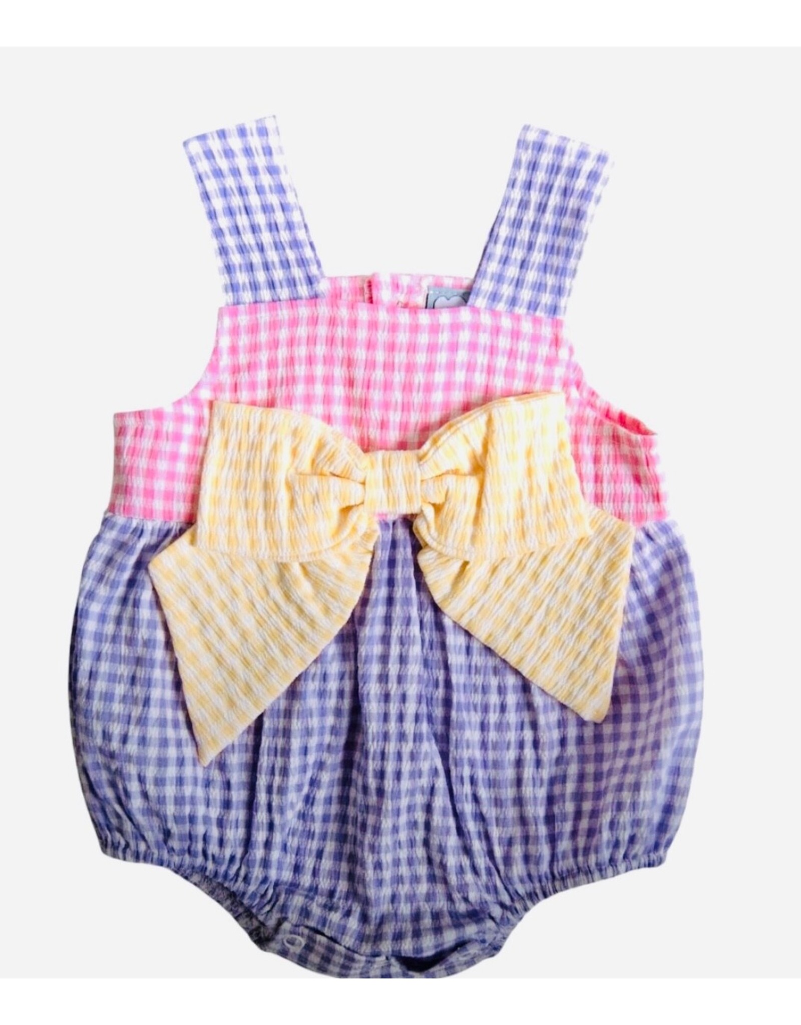 Three Sisters Three Sisters- Pastel Colorblock Bow Bubble