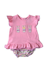 Three Sisters Three Sisters- Bunny Applique A/S Bloomer Set
