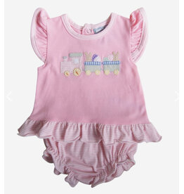 Three Sisters Three Sisters- Easter Train A/S Bloomer Set