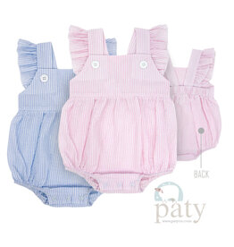 Paty Inc. Paty Inc.- Blue Angel Sleeve Seersucker Bubble