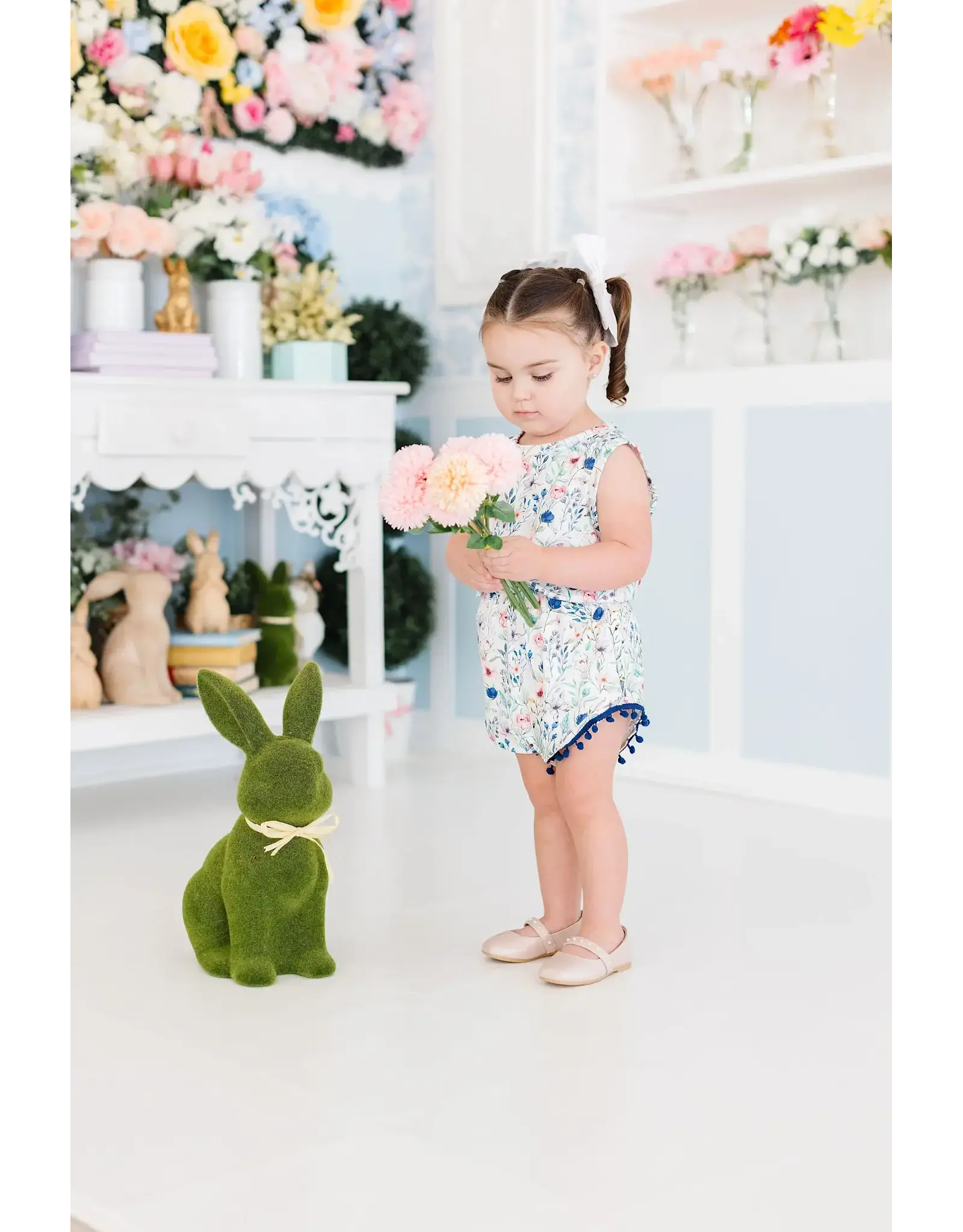 Mila & Rose Mila & Rose- Let Your Dreams Blossom Pom Pom Romper