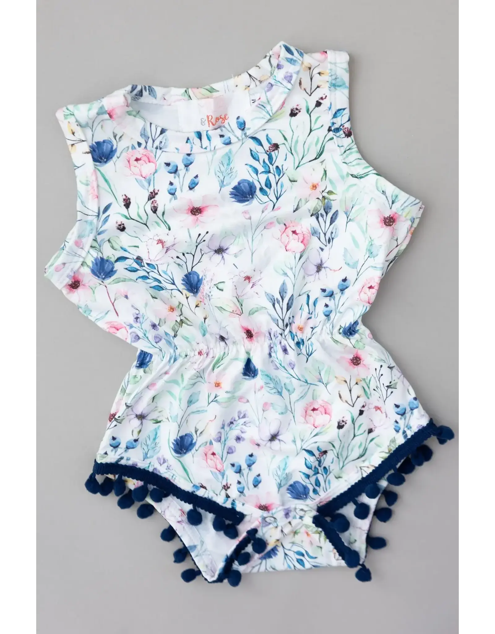 Mila & Rose Mila & Rose- Let Your Dreams Blossom Pom Pom Romper