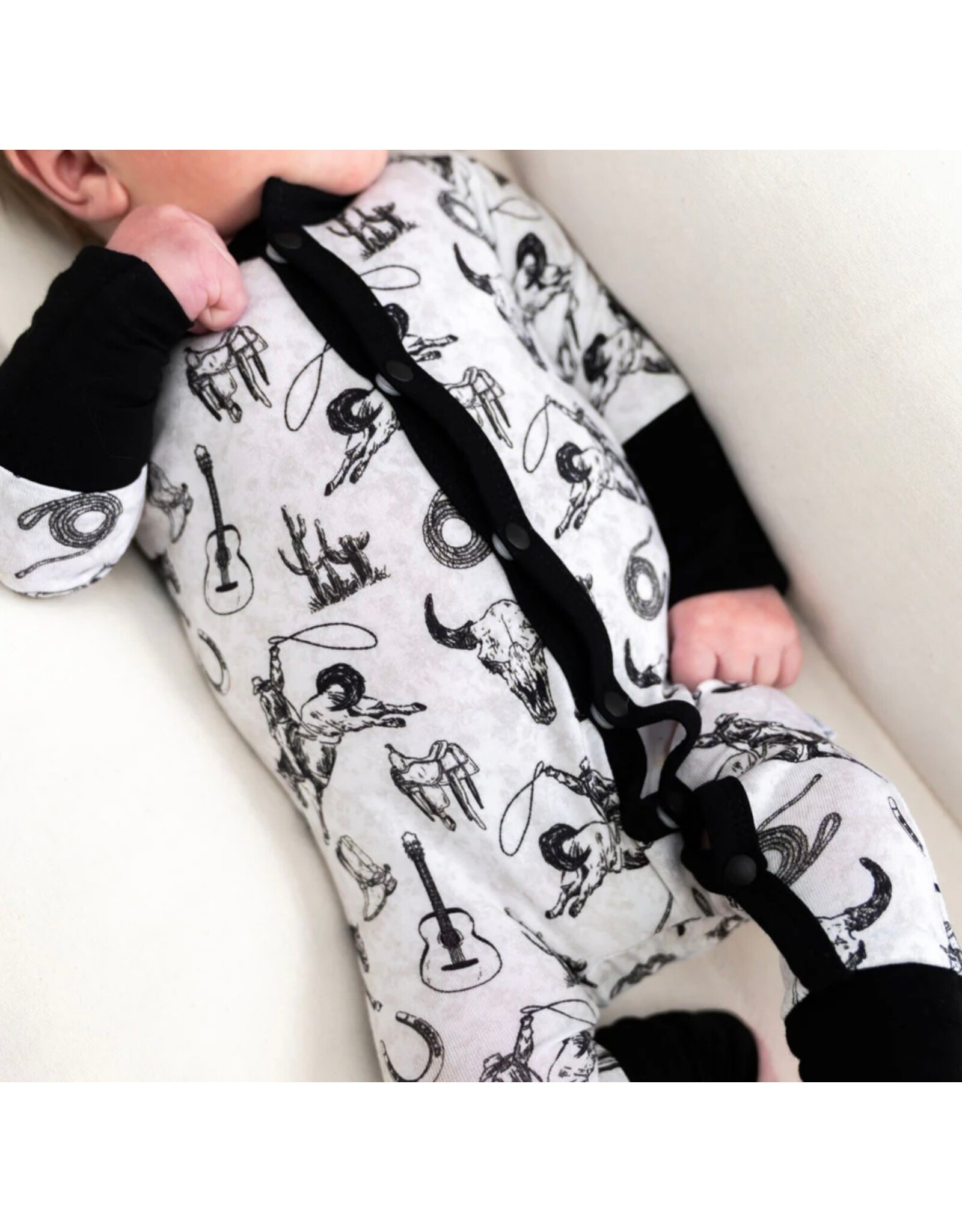 Laree + Co. LC- Hunter Bamboo Convertible Footie