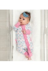 Laree + Co. LC- Vivian Bamboo Ruffle Convertible Footie