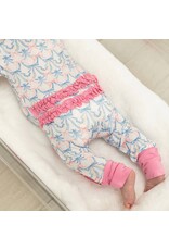 Laree + Co. LC- Vivian Bamboo Ruffle Convertible Footie