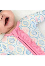 Laree + Co. LC- Kayliana Bamboo Ruffle Convertible Footie