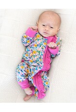 Laree + Co. LC- Anna Grace Bamboo Ruffle Convertible Footie