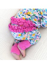 Laree + Co. LC- Anna Grace Bamboo Ruffle Convertible Footie