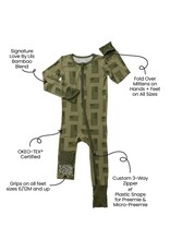 Laree + Co. LC- Kolton Bamboo Convertible Footie