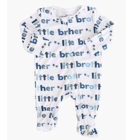 Caden Lane Caden Lane- Little Brother Zipper Footie