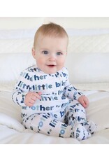 Caden Lane Caden Lane- Little Brother Zipper Footie