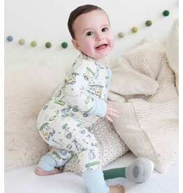 Caden Lane Caden Lane- Country Club Cuties Convertible Zip Romper