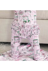 Caden Lane Caden Lane-  Birdie Babes Ruffle Zipper Footie