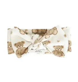 Caden Lane Caden Lane- Beary Sweet Large Waffle Knit Bow
