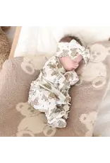 Caden Lane Caden Lane- Beary Sweet Large Waffle Knit Bow