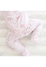 Caden Lane Caden Lane- Fancy Frills Ruffle Zipper Footie