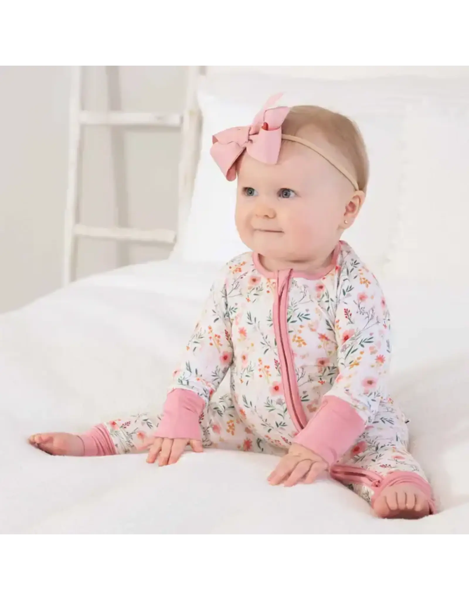 Caden Lane Caden Lane- Winnie's Wildflowers Convertible Zip Romper