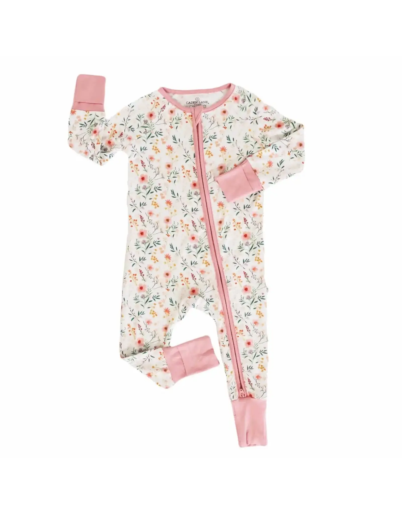 Caden Lane Caden Lane- Winnie's Wildflowers Convertible Zip Romper