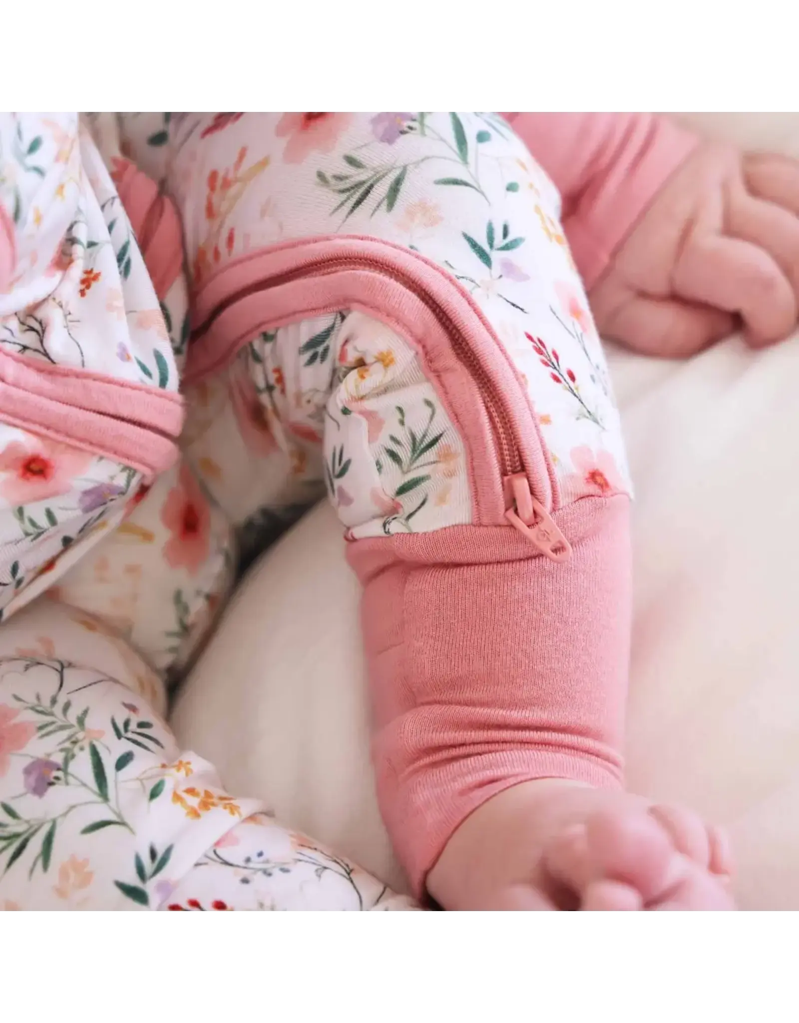 Caden Lane Caden Lane- Winnie's Wildflowers Convertible Zip Romper