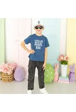 Sweet Wink Sweet Wink- Chillin With My Peeps Easter Indigo S/S TShirt