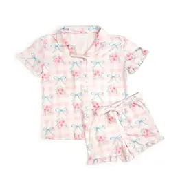 Sweet Wink- Gingham Trellis Lounge Set