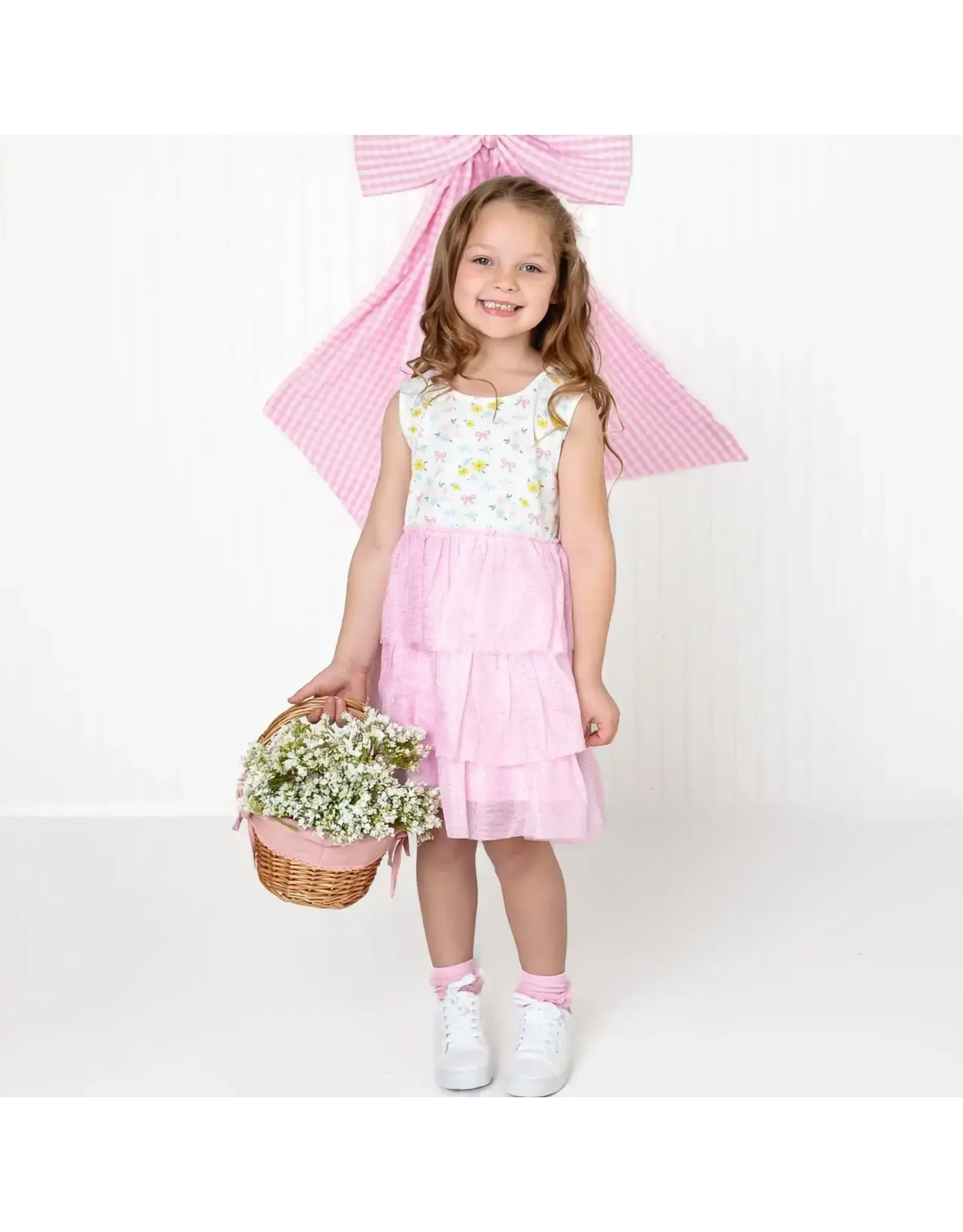 Sweet Wink- Sweet Floral Tank Tutu Dress