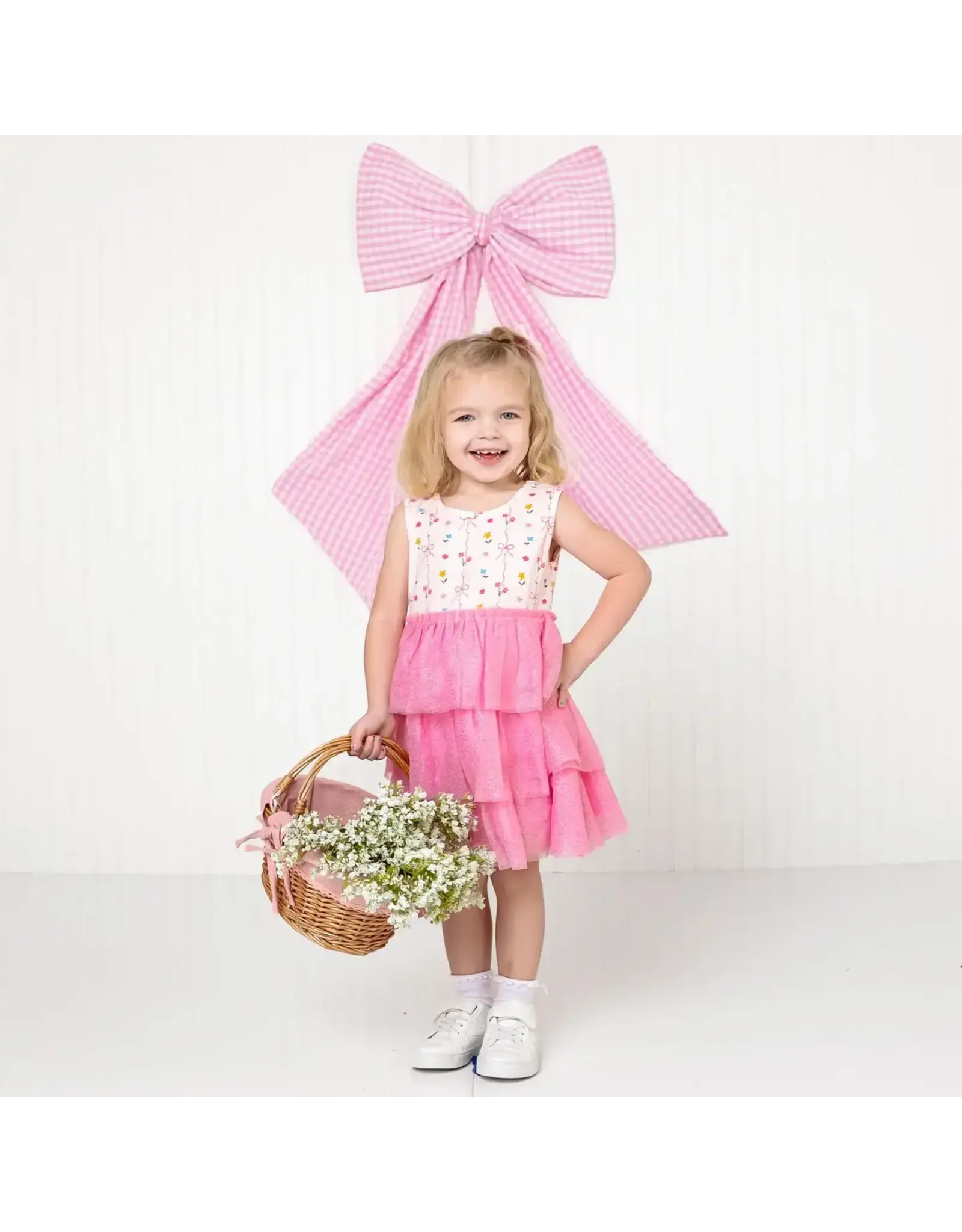 Sweet Wink- Peony Floral Tank Tutu Dress