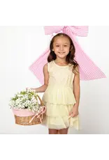 Sweet Wink- Lemon Floral Tank Tutu Dress